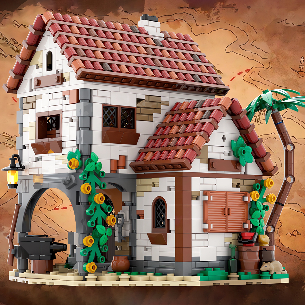 Empire Electronics & Gadgets Triolet - MOC Pirates Blacksmiths Fortress Island Building
