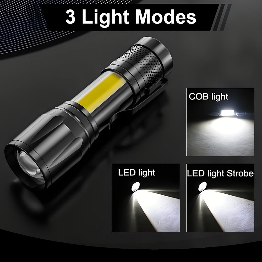 Mini LED Flashlight COB+XPE Po - đánh giá và giá Mini Electronics Gadgets