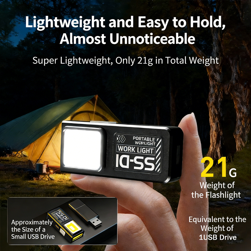 1/2PCS Mini COB LED Flashlight - đánh giá và giá Mini Electronics Gadgets