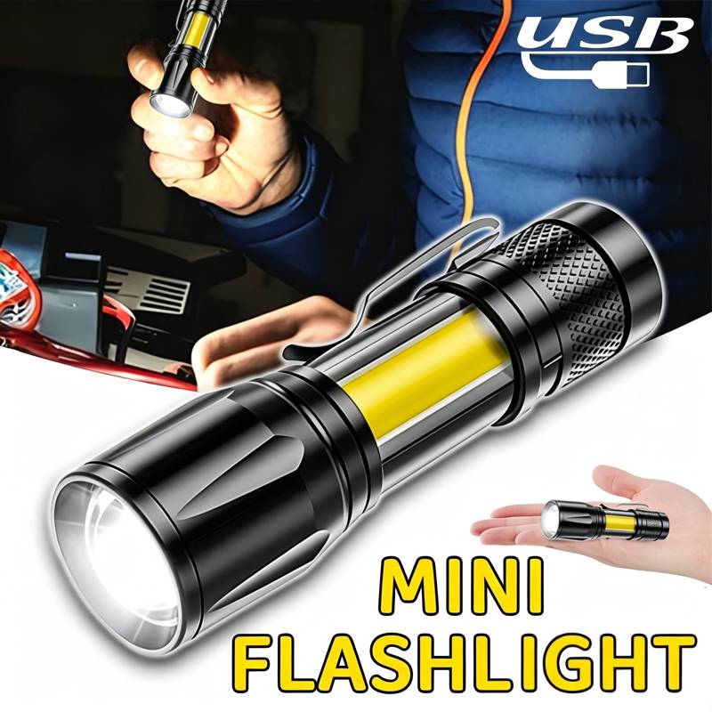 Mini LED Flashlight COB Floodl - đánh giá và giá Mini Electronics Gadgets