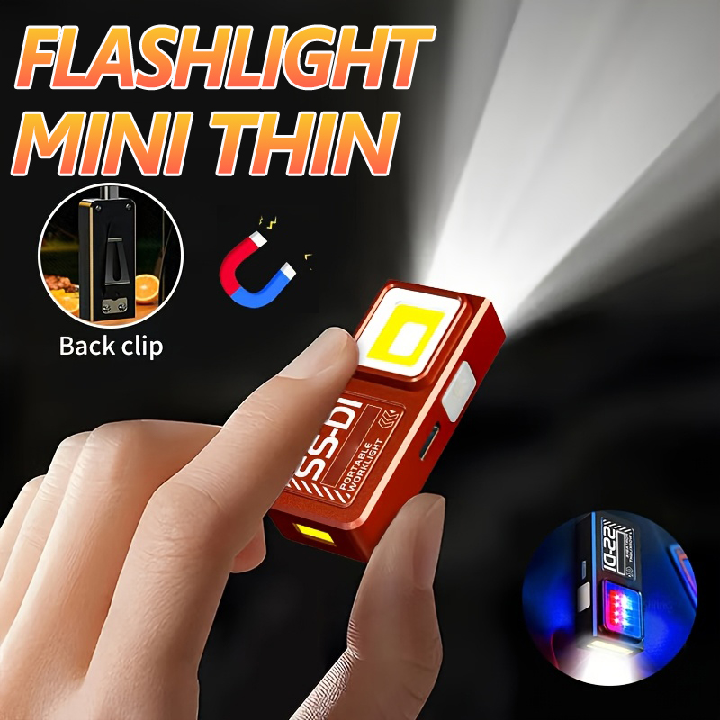 Mini COB LED Flashlight Rechar - đánh giá và giá Mini Electronics Gadgets