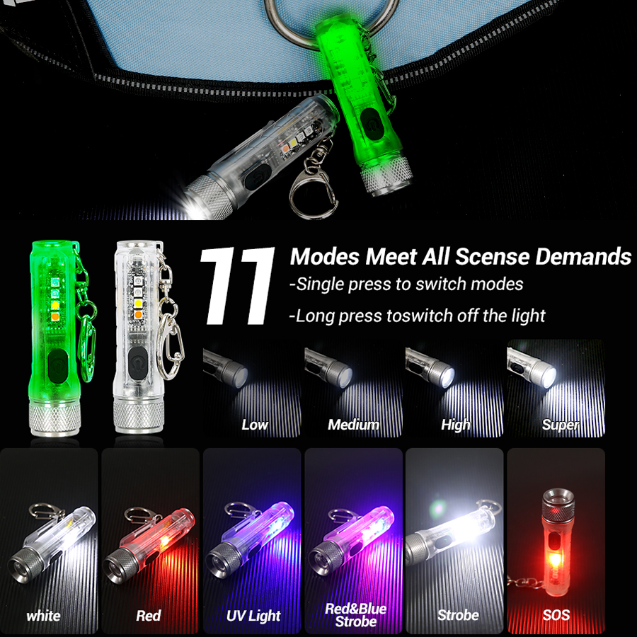 Mini Keychain Flashlight USB R - đánh giá và giá Mini Electronics Gadgets
