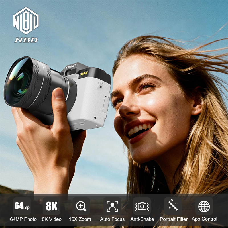 NBD 8K Vlog Camera 64MP Digita - đánh giá và giá Electronics Home Gadgets