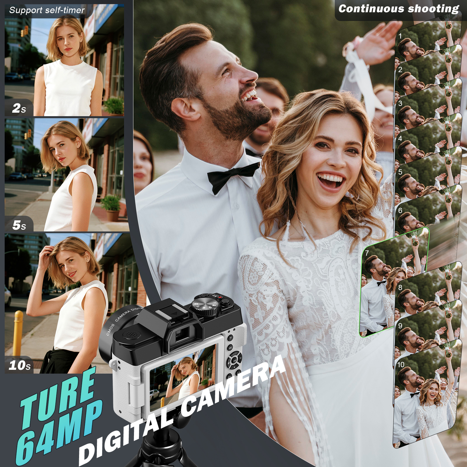 NBD 8K Vlog Camera 64MP Digita - đánh giá và giá Electronics Home Gadgets